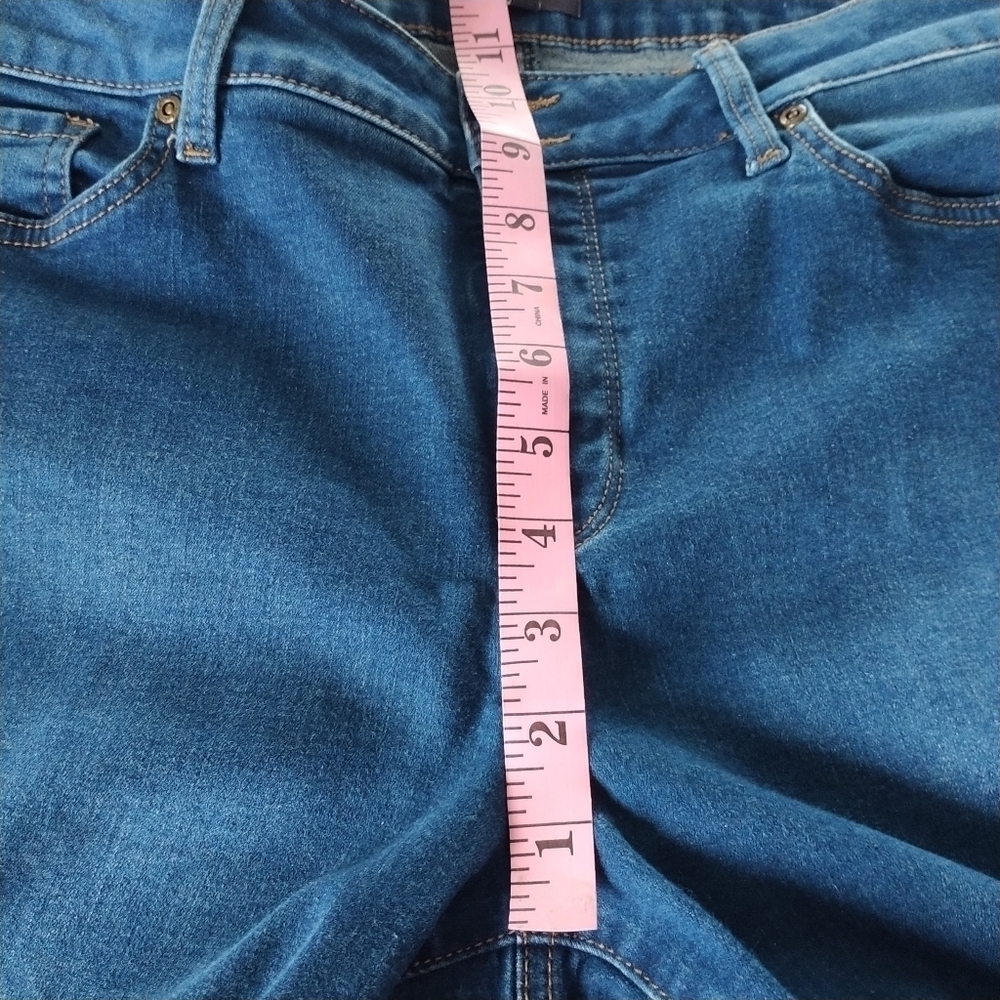 NYDJ Marilyn Straight Lift & Tuck Raw Hem Jeans 14P - Picture 10 of 13